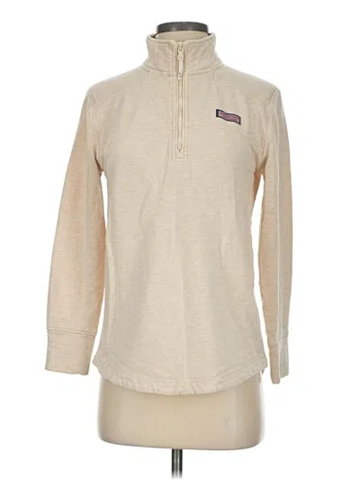 Pre-owned Vineyard Vines Pullover Sweater In Tan