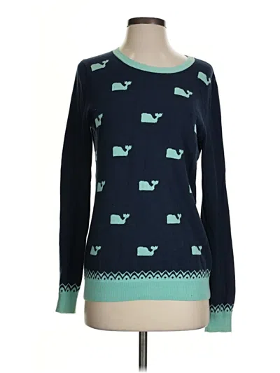 Pre-owned Vineyard Vines Pullover Sweater In Teal