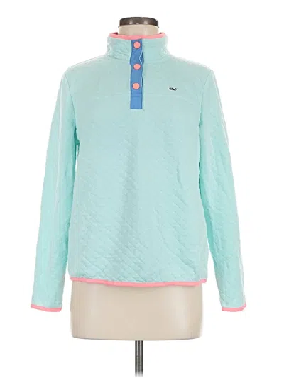 Pre-owned Vineyard Vines Pullover Sweater In Teal