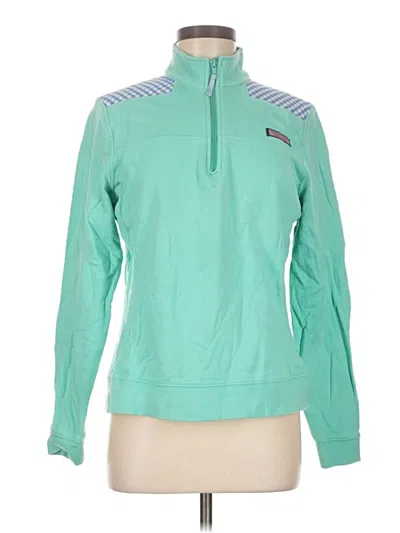 Pre-owned Vineyard Vines Pullover Sweater In Teal
