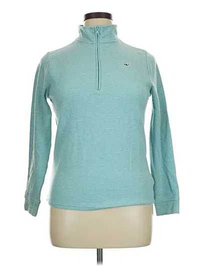 Pre-owned Vineyard Vines Pullover Sweater In Teal