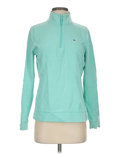 Pre-owned Vineyard Vines Pullover Sweater In Teal