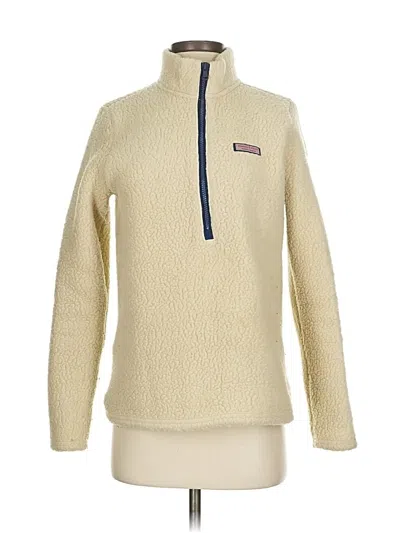 Pre-owned Vineyard Vines Pullover Sweater In White