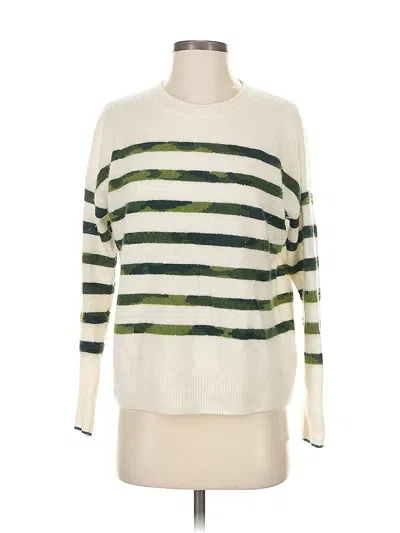 Pre-owned Vineyard Vines Pullover Sweater In White