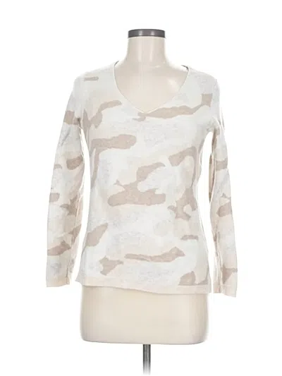 Pre-owned Vineyard Vines Pullover Sweater In White