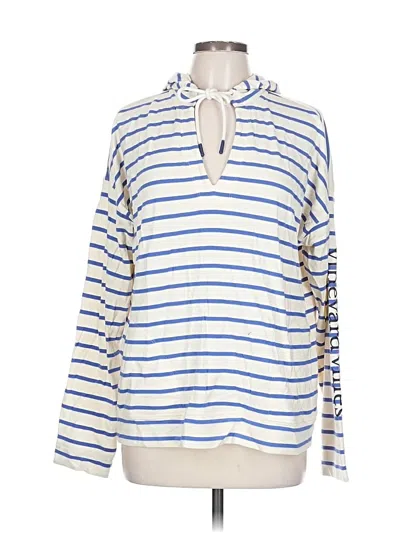 Pre-owned Vineyard Vines Pullover Sweater In White