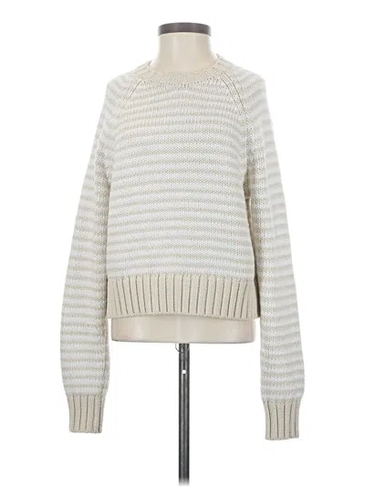 Pre-owned Vineyard Vines Pullover Sweater In White