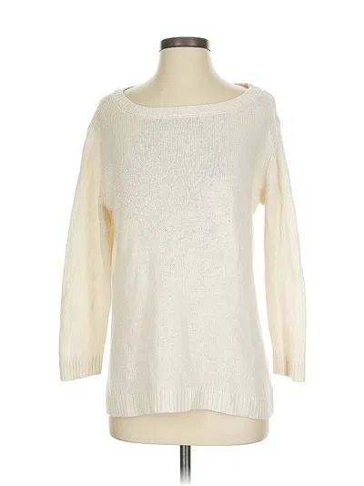 Pre-owned Vineyard Vines Pullover Sweater In White