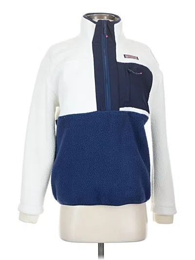 Pre-owned Vineyard Vines Pullover Sweater In White