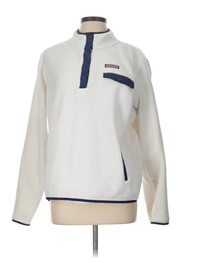 Pre-owned Vineyard Vines Pullover Sweater In White