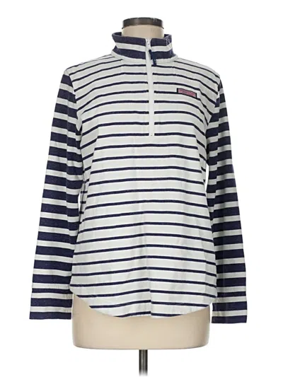 Pre-owned Vineyard Vines Pullover Sweater In White