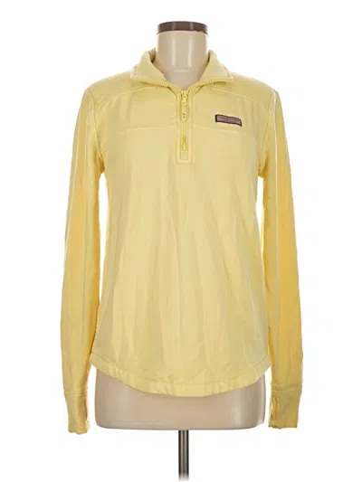 Pre-owned Vineyard Vines Pullover Sweater In Yellow