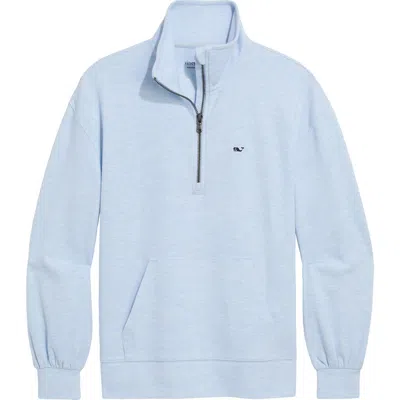 Vineyard Vines Quarter Zip Pullover In Blue
