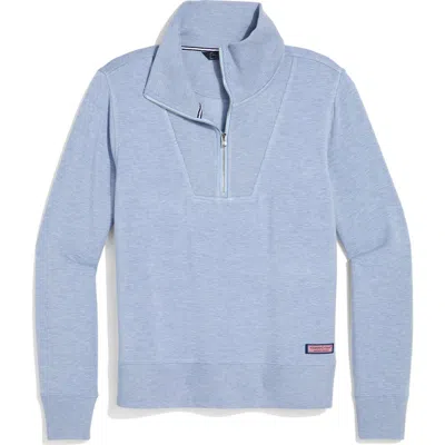 Vineyard Vines Quarter Zip Pullover In Blue