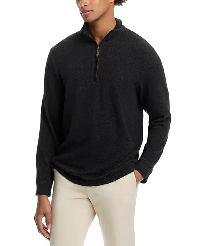 Vineyard Vines Quarter Zip Sweater In Nocturne