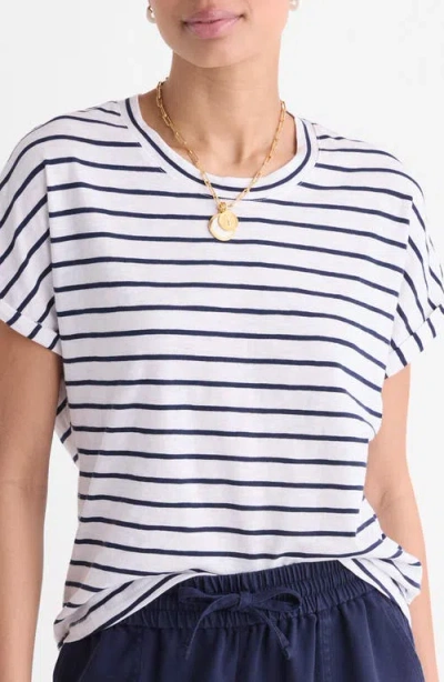 Vineyard Vines Relaxed Fit Cotton T-shirt In White