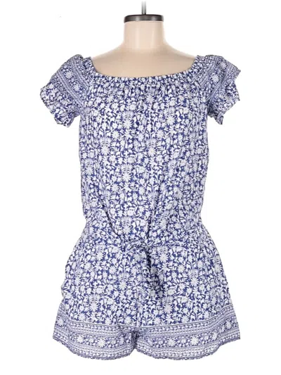 Pre-owned Vineyard Vines Romper In Blue