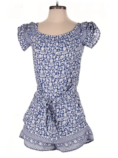 Pre-owned Vineyard Vines Romper In Blue