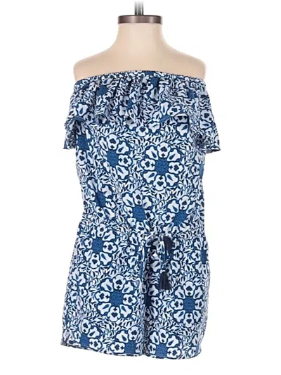 Pre-owned Vineyard Vines Romper In Blue