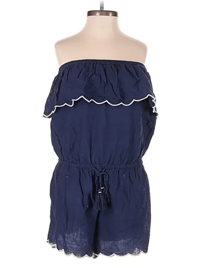Pre-owned Vineyard Vines Romper In Blue