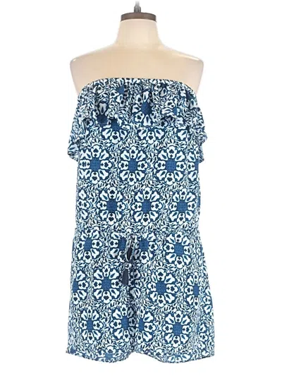 Pre-owned Vineyard Vines Romper In Blue