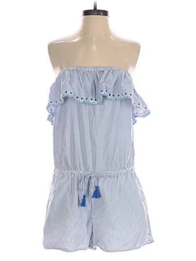 Pre-owned Vineyard Vines Romper In Blue