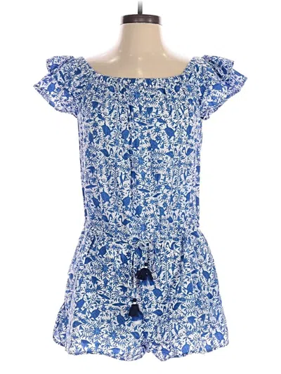 Pre-owned Vineyard Vines Romper In Blue