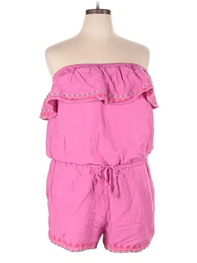 Pre-owned Vineyard Vines Romper In Pink