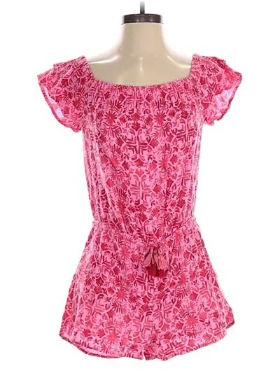 Pre-owned Vineyard Vines Romper In Pink