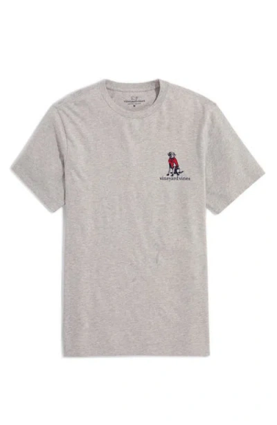 Vineyard Vines Sailing Buddy Cotton Graphic T-shirt In Grey Heather