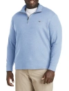 Vineyard Vines Big & Tall Saltwater 1/4-zip Pullover In Jake Blue