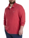 Vineyard Vines Saltwater 1/4-zip Pullover In Red