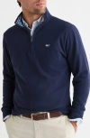 Vineyard Vines Saltwater Quater Zip Pullover In Blue