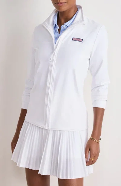 Vineyard Vines Sankaty Full-zip Jacket In Gray