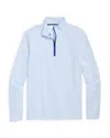 Vineyard Vines Sankaty Regular Fit Quarter Zip Sweater In White