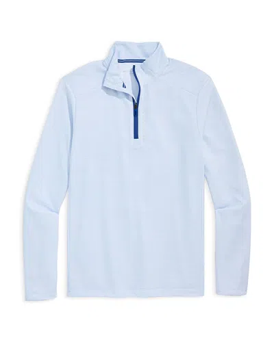 Vineyard Vines Sankaty Regular Fit Quarter Zip Sweater In White