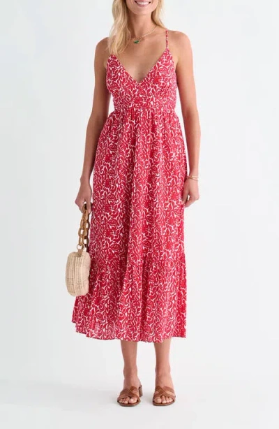 Vineyard Vines Sconset Cotton Seersucker Maxi Sundress In Multi