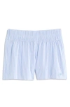 Shop Vineyard Vines Sea Sode Harbor Seersucker Shorts In Seersucker-jake Blue