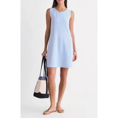 Vineyard Vines Seersucker Upf 20+ Shift Dress In White