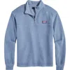 Vineyard Vines Shep Shirt® Quarter Zip Pullover In Blue