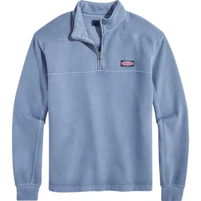 Vineyard Vines Shep Shirt® Quarter Zip Pullover In Blue