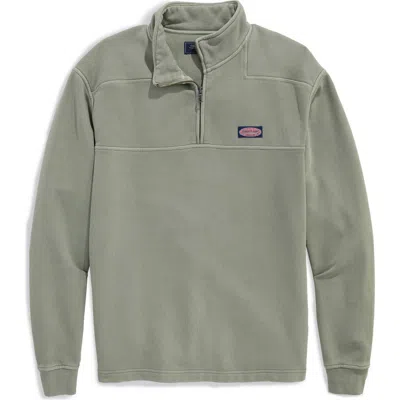 Vineyard Vines Shep Shirt® Quarter Zip Pullover In Green