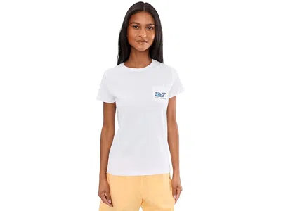 Vineyard Vines Short Sleeeve Pocket T-shirts In White