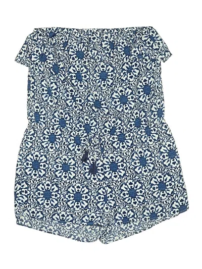 Pre-owned Vineyard Vines Short Sleeve Blouse In Blue