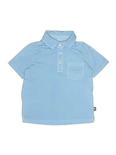 Pre-owned Vineyard Vines Kids' Short Sleeve Button Down Shirt In Blue
