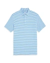 Vineyard Vines Short Sleeve Palmero Polo In Blue Stripe