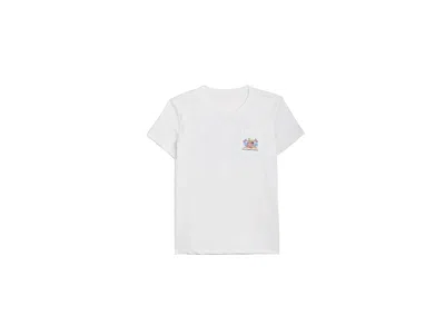 Vineyard Vines Short Sleeve Pocket Tee (toddler/little Kid/big Kid) Girl's T Shirt White Cap: Md (10-12 Big Kid)