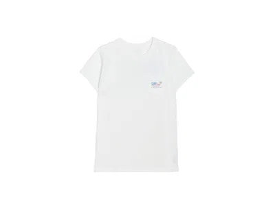 Vineyard Vines Short Sleeve Pocket T-shirts (toddler/little Kids/big Kids) Girl's T Shirt White Cap : 2t, Cotton
