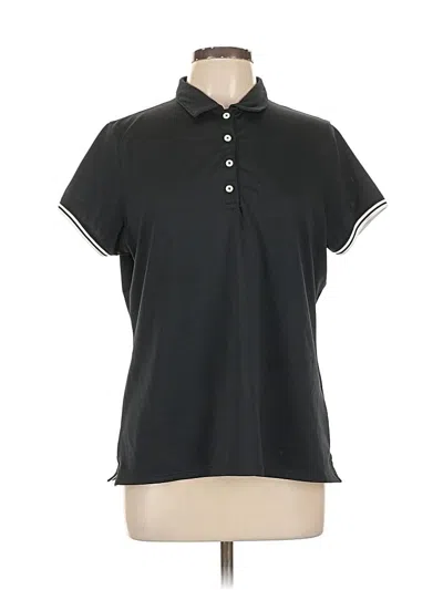 Pre-owned Vineyard Vines Short Sleeve Polo Shirt In Black