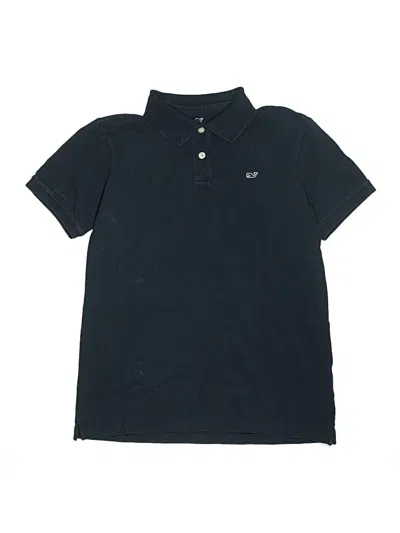 Pre-owned Vineyard Vines Kids' Short Sleeve Polo Shirt In Blue